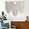 Large Macrame Wall Hanging Boho Woven Tapestry with Wooden Beads, Handmade Chic Bohemian Wall Decor for Bedroom, Living Room, Apartment, or Wedding & Party Decorations, 43" x 32"